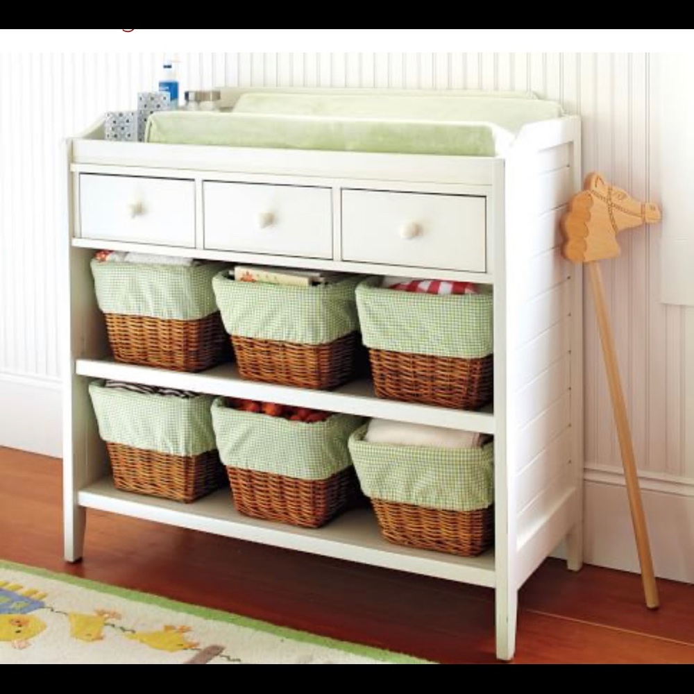 PB Kids Sabrina Gingham Basket Liners